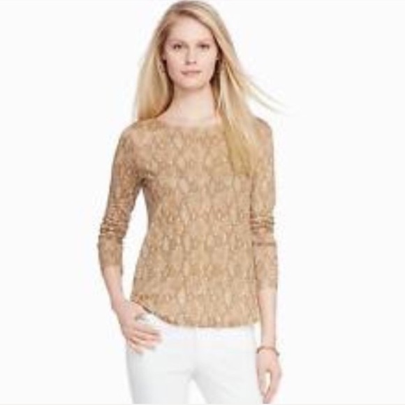 Lauren Ralph Lauren Animal Print Plus Size Top - Picture 1 of 8